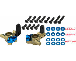 7075 T6 4mm Adjustable KPI Steering Block B7 photo