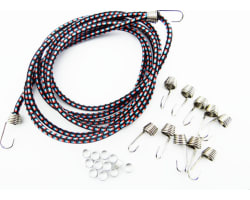 1:10 Scale elastic cord Kit - Blue White Orange Black photo