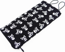 1:10 Scale Black and White Skull Sleeping Bag (Toy) photo
