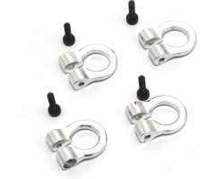 1/10 Scale Aluminum Silver Tow Shackle D-Rings (4) photo