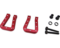 Red Aluminum Monster Flat Shackles TRX-4 SCX10 SCX10 II photo