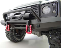 Red Aluminum Monster Flat Shackles TRX-4 SCX10 SCX10 II photo