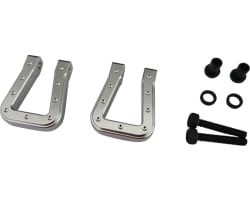 Silver Aluminum Monster Flat Shackles TRX-4 SCX10 SCX10 II photo