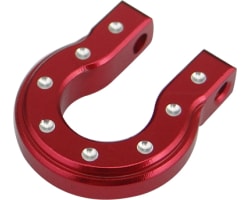 Red Aluminum Monster D-Ring Shackles TRX-4 SCX10 SCX10 II photo