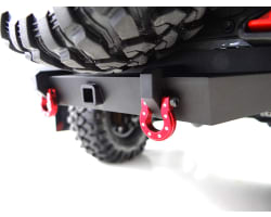Red Aluminum Monster D-Ring Shackles TRX-4 SCX10 SCX10 II photo