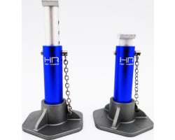 Blue 1:10 Scale Aluminum Jack Stands photo