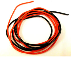 2.1mm OD Silicone Wire 150 Strand 18 G 2 M (6ft 8in) photo