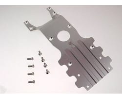Monster GT Silver Aluminum Front Skid Plate photo