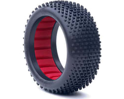 1/8 Buggy Crossbrace Soft Tires w/ Red Insert 2 photo