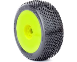 1/8 Buggy Gridiron Ii Evo Wheel Pre-Mount-Yellow photo