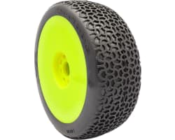 1/8 Scribble Soft Long Wear Pre-Mounts Yellow EVO Wheels (2): Bu photo