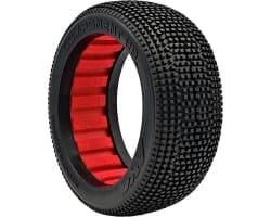 1:8 Component 2AB SSLW Buggy Tires w/ Red Insrt photo