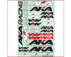 AKA Sponsor Decal Sheet Large photo