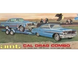 1/25 Cal Drag Combo 64 Galaxie AWB Falcon & Trailr photo