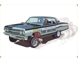 1/25 1965 Chevy Chevelle AWB Time Machine Plastic Model Kit photo