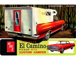 1/25 1965 Chevy El Camino w/Camper Plastic Model Kit photo