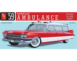 1/25 1959 Cadillac Ambulance w/Gurney Plastic Model Kit photo