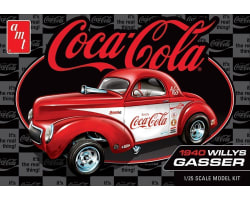 1/25 1940 Willys Coupe Coke Race Team Plastic Model Kit photo