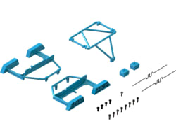 Desert Truck Body Roll Cage Set Blue - GROM photo