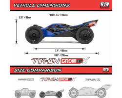 1/14 TYPHON GROM 223S DSC 4X4 RTR Brushless Buggy Battery & Char photo