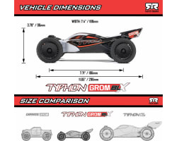 TYPHON GROM 4X4 223S BLX brushless SMALL SCALE BUGGY RTR WITH DS photo