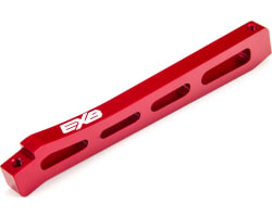 Front Center Chassis Brace Aluminum 118mm Red photo