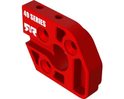 Aluminum Motor Plate 49 Series Red Arrma 8S photo