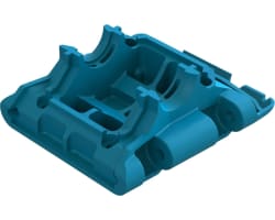 Rear Lower Skid/Gearbox Mount 1pc - Blue photo