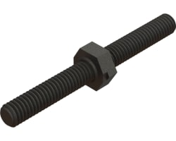 ARA340155 Steel Turnbuckle M4x40mm Black photo