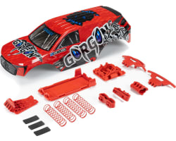 GORGON Painted Decaled Trimmed Body Set Red photo