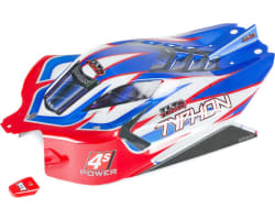 TYPHON TLR Tuned Finished Body Red/Blue photo