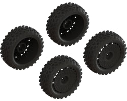 dBoots '2-HO' Tire Set Glued Black 2 Pairs photo