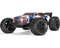 1/8 KRATON 4X4 6S BLX brushless V6 SPEED TRUCK RTR Blue/Red photo