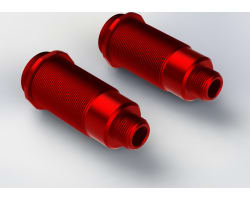 AR330341 Aluminum Shock Body 16x56mm Red Nero (2) photo