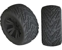 AR550049 Minokawa LP 4S Tire 3.8 Glued Black 2 photo