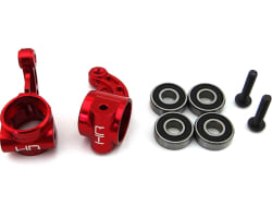 Aluminum Oversize bearing Knuckle (RED) - ARRMA 2WD photo