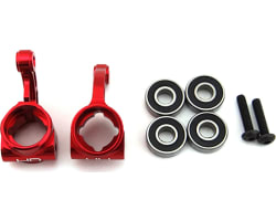 Aluminum Oversize bearing Knuckle (RED) - ARRMA 2WD photo