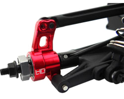 Aluminum Rear Hubs (Red) - Arrma 2WD photo