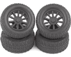 SC28 Front and Rear Wheels and Tires mounted photo