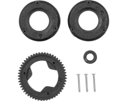 RC28R Spur Gear And Differential Cover Set photo