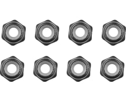 M2 Locknuts Black Aluminum (8pcs) photo