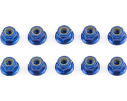 Factory Team Locknut 4mm Blue Mgt (10) photo