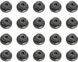 Locknuts M3 flanged black photo