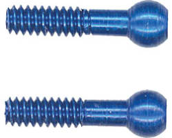 Roll Bar Ball Studs Blue TC4 (2) photo