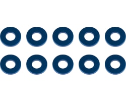 Washers 7.8x3.5x1.0mm blue aluminum photo
