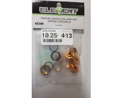 ENDURO Shock Collars And Spring Cups Gold photo