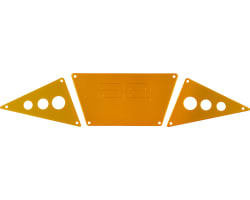 ENDURO RC10 TT Aluminum Bumper Skid Plates Gold photo