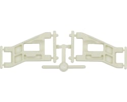RC10 Front Wide Suspension Arms White photo