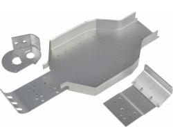RC10cc Chassis Nose Plate Motor Mount Silver photo