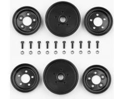 RC10 Jay Halsey Black Front Wheels photo